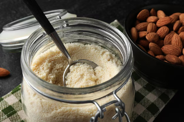 Süßes Mandelprotein